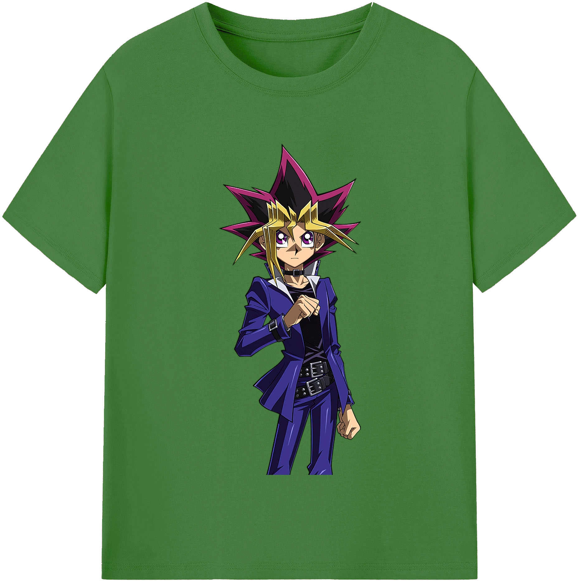 （画像用） 遊☆戯☆王 Yu-Gi-Oh! レディースカジュアルプリントTシャツ（綿100％）